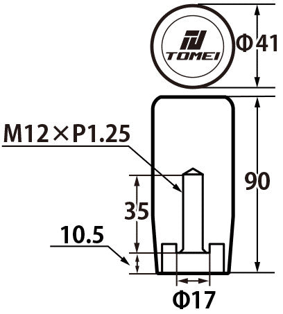 TOMEI DURACON SHIFT KNOB