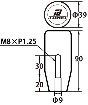 TOMEI DURACON SHIFT KNOB