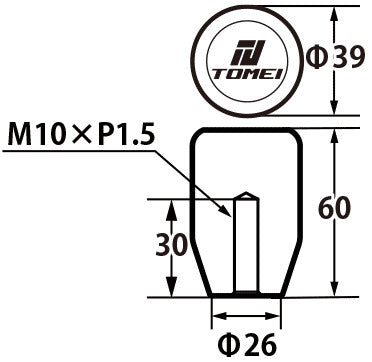 TOMEI DURACON SHIFT KNOB