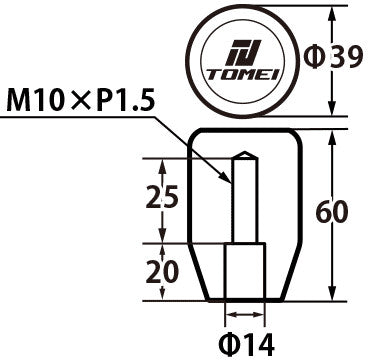 TOMEI DURACON SHIFT KNOB