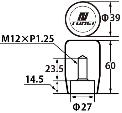 TOMEI DURACON SHIFT KNOB