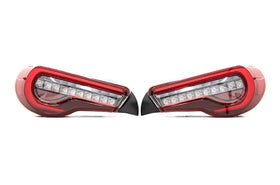 OLM OE Plus Linear Style Sequential Tail Lights (Clear) - 13-20 FR-S BRZ 86
