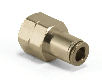 Straight Female - 1/4" FNPT x 1/4" PTC - DOT - SMC # KV2F07-35