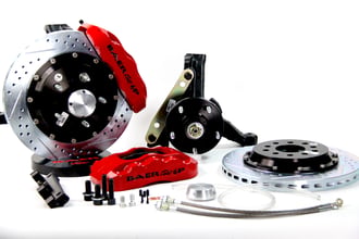 BAER BRAKES 13 Pro+ F Brk Kit CY SDZ Std Studs Fits 1973-77 GM A-Body, 70-81 F-Body & 75-79 X-Body & 77-90 GM Full Size (B-Body) Cars w/5x4.75 Wheel Bolt Pattern (Comes Assembled on Stock Height Spindles)