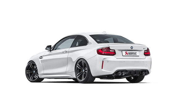 Akrapovic 16-17 BMW M2 F87 (Excl M2 Competition) Evolution Line Cat Back (Titanium) w/Carbon Tips