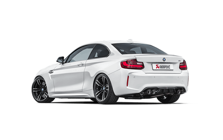 Akrapovic 16-17 BMW M2 F87 (Excl M2 Competition) Evolution Line Cat Back (Titanium) w/Carbon Tips