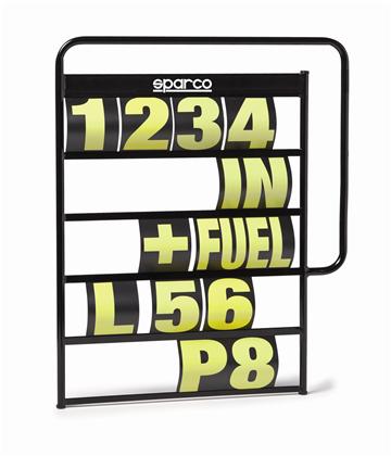 Sparco Pit Board And Numbers Kit W/Co - 0