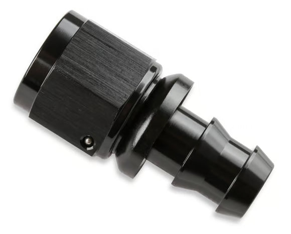 Mr. Gasket -10 AN Straight Push-On Hose Ends - Black