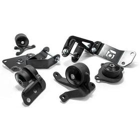 Innovative 01-05 Civic K-Series Black Steel Mounts 95A Bushings (Not K24 Trans)