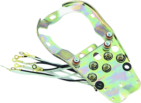 Bikers Choice 68-84FL 71-72 FX 80-86 FXWG 84-95 Softail 5 Light Dash BasePlate