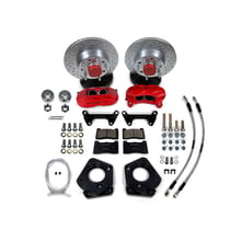 BAER BRAKES 11" SS4 INTG HUB BRAKE KIT FRT CY Fits 1970-73 Ford Mustang, 70 Fairlane, 70 Falcon, 70-74 Maverick, 70-71 Torino & 1970-73 Mercury Cougar, 71-74 Comet, 70-71 Montego, 70 Cyclone w/OE Drum Brake Spindle