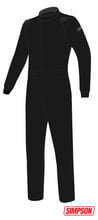 SIMPSON CUSTOM 3 LYR SUIT TITANIUM BLK