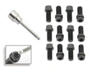 Mr. Gasket Header Bolts - 3/8-16 x 3/4 Inch Hex & Socket Head - Black Oxide-1
