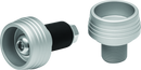 Kuryakyn Lodestar Front Axle Slider Silver-1