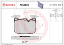 Brembo 14-16 BMW 228i Premium NAO Ceramic OE Equivalent Pad - Front 34106878878-2