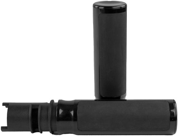 Bikers Choice 23-Up Touring Black Billet Cushioned Grips - 485811
