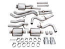 AWE 0FG Exhaust with BashGuard for 3rd Gen Tacoma - Dual Chrome Silver Tips-15
