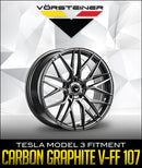 Vorsteiner V-FF 107 20x10.5 5x114.3 45C / 64.1 CB (Tesla 3) - Carbon Graphite-3