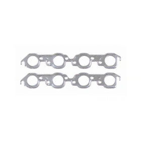 Mr. Gasket Header Gaskets - Aluminum-Layered 1965-1990 Chevrolet 396-454 Big Block with Round Ports