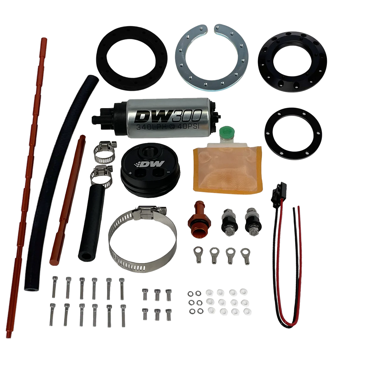 DeatschWerks Universal In-Tank Pump Mount w/DW300 340lph Fuel Pump