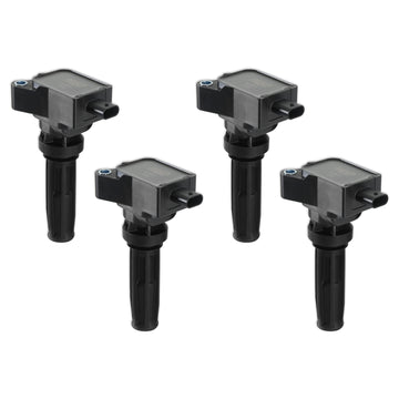 COIL, BLACK, 2019-2022 FORD ECO-BOOST 2.0L L4, SET OF 4