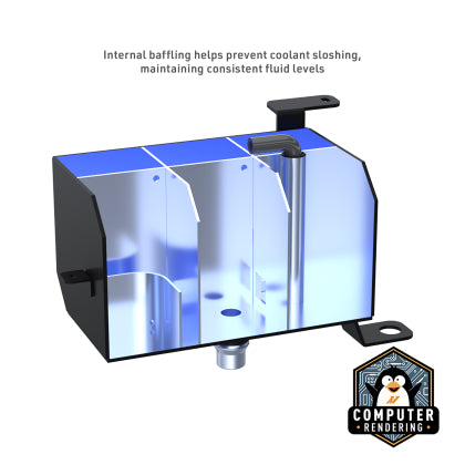 Aluminum Expansion Tank, fits Jeep Wrangler 2018+ / Gladiator 2020+