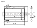 Koyo 00-09 Honda S2000 2.0/2.2L (MT) Radiator-2