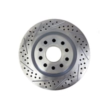 Baer Service Parts 13.000" X 1.100", 5 x 4.500"/5 x 4.750"BC, 2.781" Register, 1-Piece, Tall Hat, Right, Slot Drilled & Zinc-Plated Finish