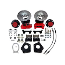 BAER BRAKES 11" SS4 ALUM HUB BRAKE KIT FRT HO Fits 1970-73 Ford Mustang, 70 Fairlane, 70 Falcon, 70-74 Maverick, 70-71 Torino & 1970-73 Mercury Cougar, 71-74 Comet, 70-71 Montego, 70 Cyclone w/OE Drum Brake Spindle