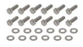 Mr. Gasket Rear Cover Bolt Set - Stainless Steel Fits GM LS Engines