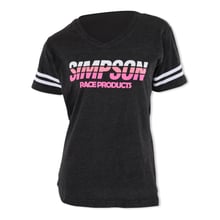 SIMPSON SIMPSON LADIES RACING STRIPES T SHIRT XL