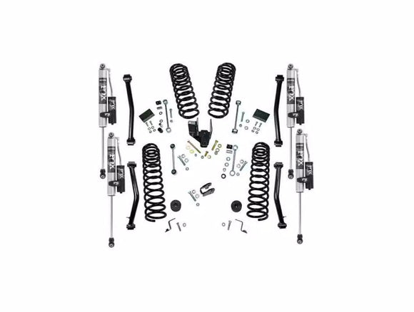 Superlift 18-22 Jeep Wrangler JLU (NO Mojave) 4WD 4in Dual Rate Coil Lift Kit w/Fox 2.0 Res Shocks