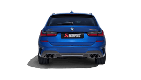 Akrapovic 2020+ BMW M340i (G20) Evolution Line (Titanium) w/Carbon Tips (Req Link Pipes) - 0
