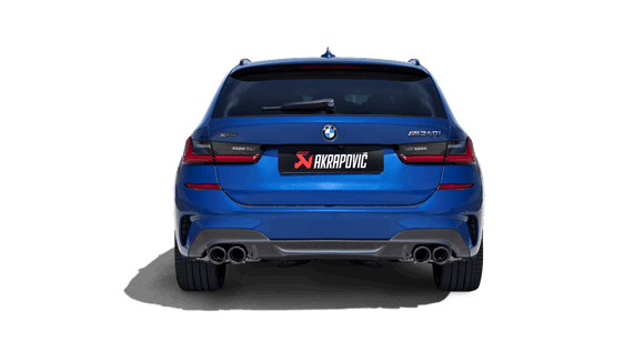 Akrapovic 20-22 BMW M340i (G20, G21) Slip-On Line (Titanium) (Requires BMW Part #18308686640)