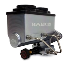 BAER BRAKES ReMaster Kit 15/16 LP Gray 15/16" Bore, Left Ports Grey Master Cylinder, Prop Valve and Pre-Bent Hardlines with 3/8 in. Inverted Flare Fittings.