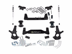 Superlift 14-18 Chevy Silv 1500 2WD 6.5in Lift Kit w/ Alum/Stamped Steel Control Arms w/ Fox Shocks