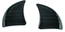 Kuryakyn Tri-Line Inner Fairing Cover Plates Gloss Black-1