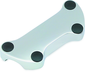Bikers Choice 74-Up Chrome Handlebar Clamp Without Skirt Replaces H-D 56170-83T