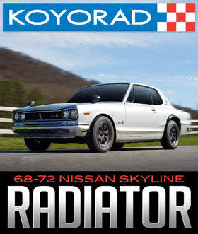 KOYORAD ALUMINUM RADIATOR: 1968–1972 NISSAN SKYLINE - 0