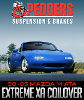 PEDDERS SUSPENSION EXTREME XA COILOVER KIT: 1990–2005 MAZDA MIATA - 0