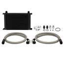Mishimoto Universal 25 Row Oil Cooler Kit (Black Cooler)-1