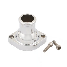 Mr. Gasket Water Neck - Straight - Chrome 1997-2009 GM LS Engines