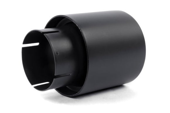 Dinan Double-Walled 4" Clamp-On Exhaust Tip (Black Ceramic)