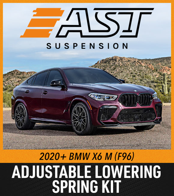 AST Suspension 2019+ BMW X5M / X6M (F95/F96) Adjustable Lowering Springs