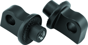 Kuryakyn Splined Peg Adapter Satin Black