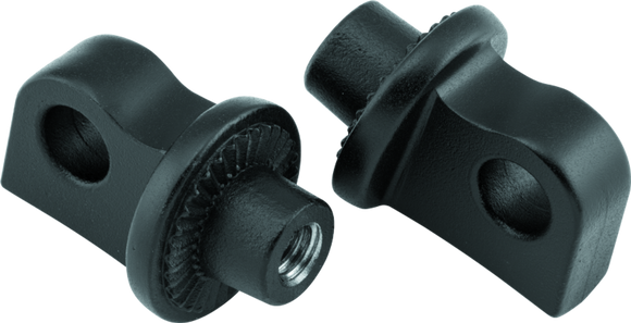 Kuryakyn Splined Peg Adapter Satin Black