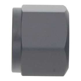 DeatschWerks 8AN Female Flare Cap - Anodized Matte Black