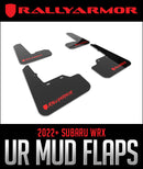 Rally Armor Black UR Mud Flap Altered Font: 2022+ Subaru WRX-1