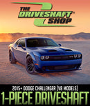 DRIVESHAFT SHOP CARBON FIBER 1-PIECE DRIVESHAFT: 2015+ DODGE CHALLENGER (V8 MODELS)-2