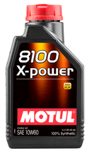 10W60 8100 X-Power Oil (1 Liter) - Motul 106142-1